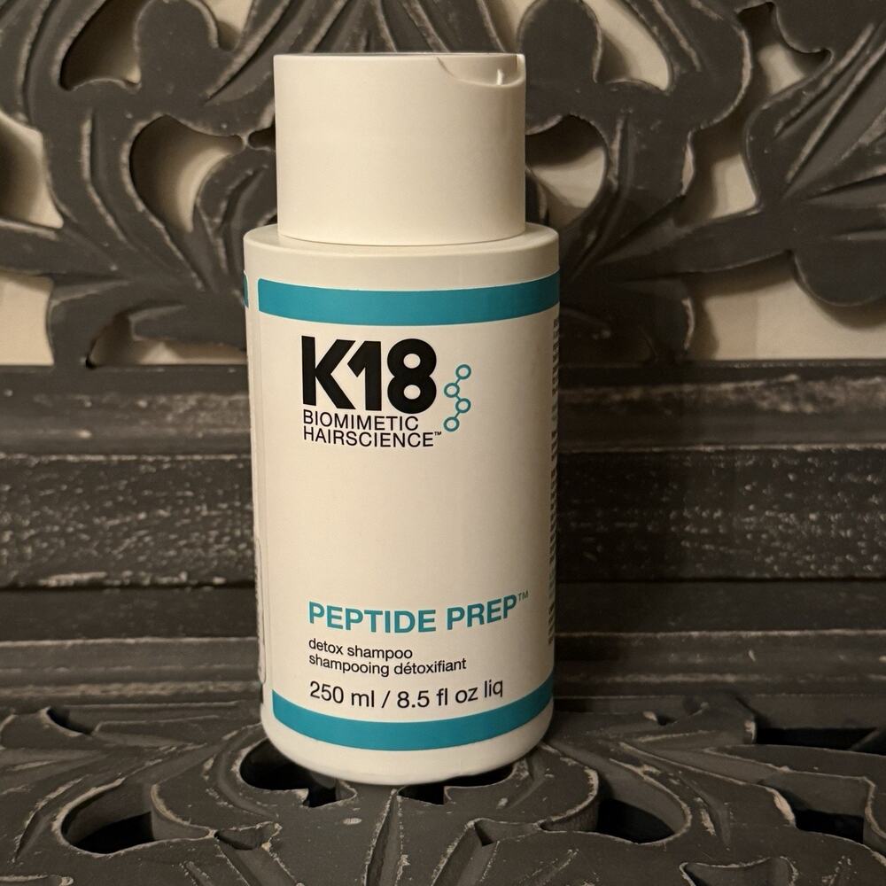 K18 Peptide Prep Detox Shampoo 8.5 oz 250ml Clarifying Color Safe Sealed